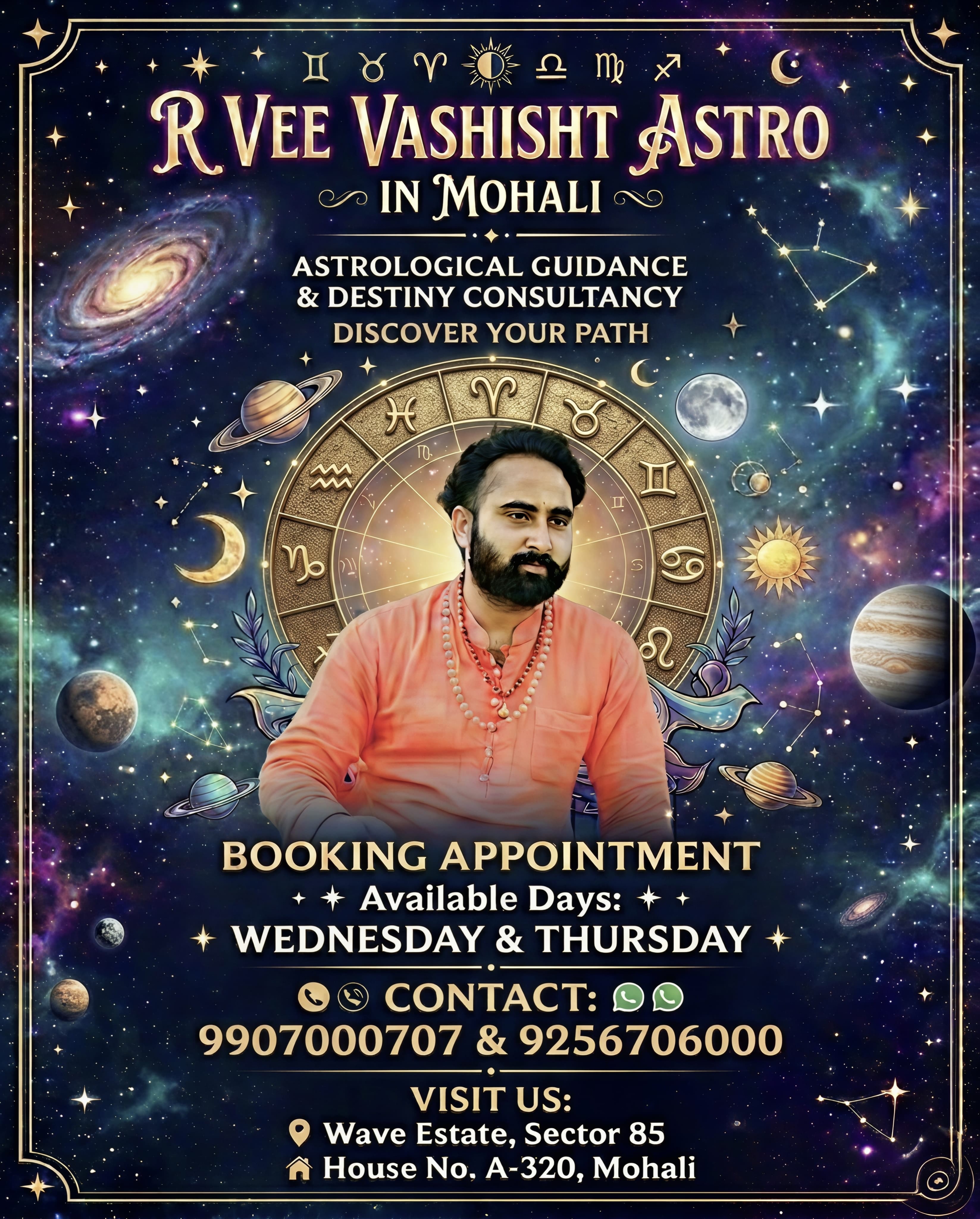 R.Vee Vashisht #mohaliastrology Office☀️💫☀️